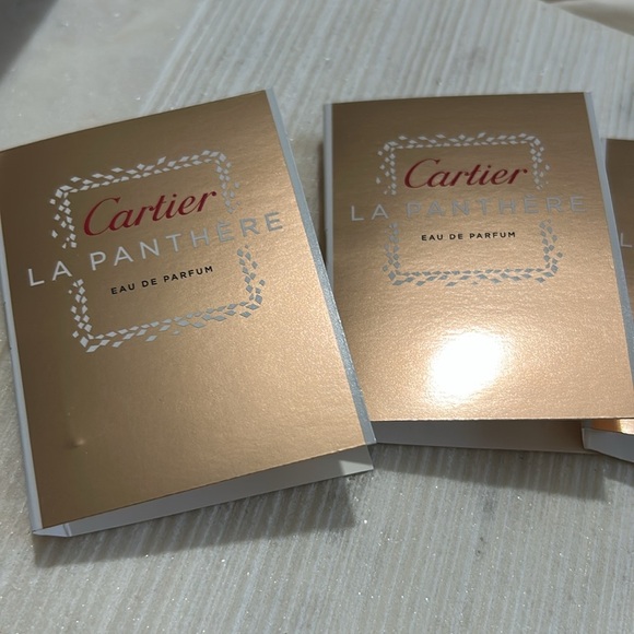(5) lot Cartier La Panthère Eau de Parfum Sample Vial Cards 1.5 ml Luxury EDP - Picture 14 of 16